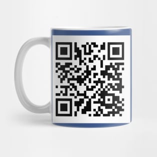 Rick Astley - Never Gonna Give you up QR Code Mug